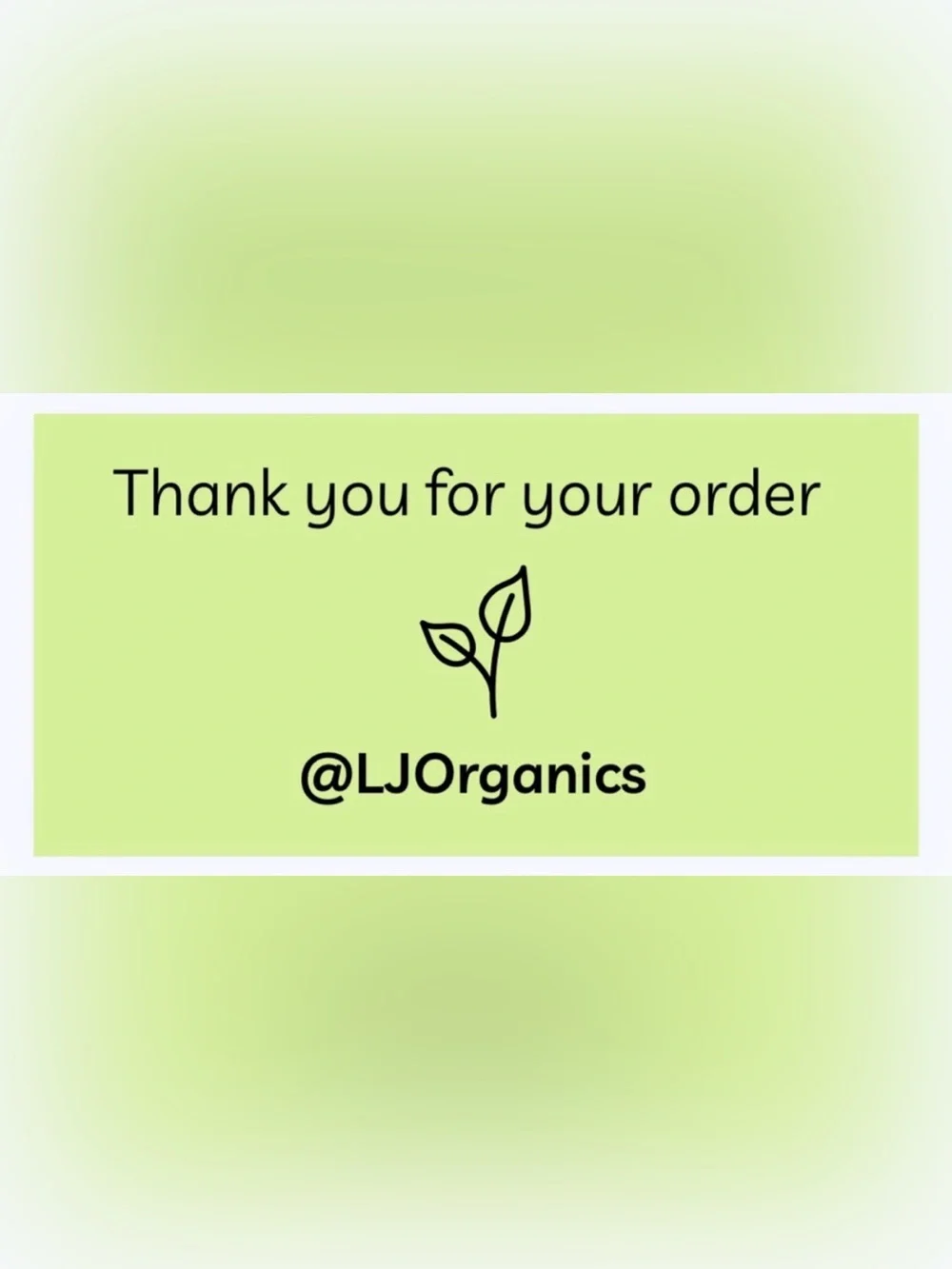 50 CUSTOM STICKERS - 2” x 1” - ‘THANK YOU FOR YOUR ORDER’ - WITH CLOSET NAME